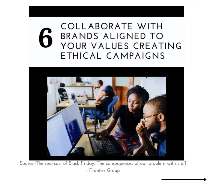 BEFORE BLACK FRIDAY — Ethical campaigns
